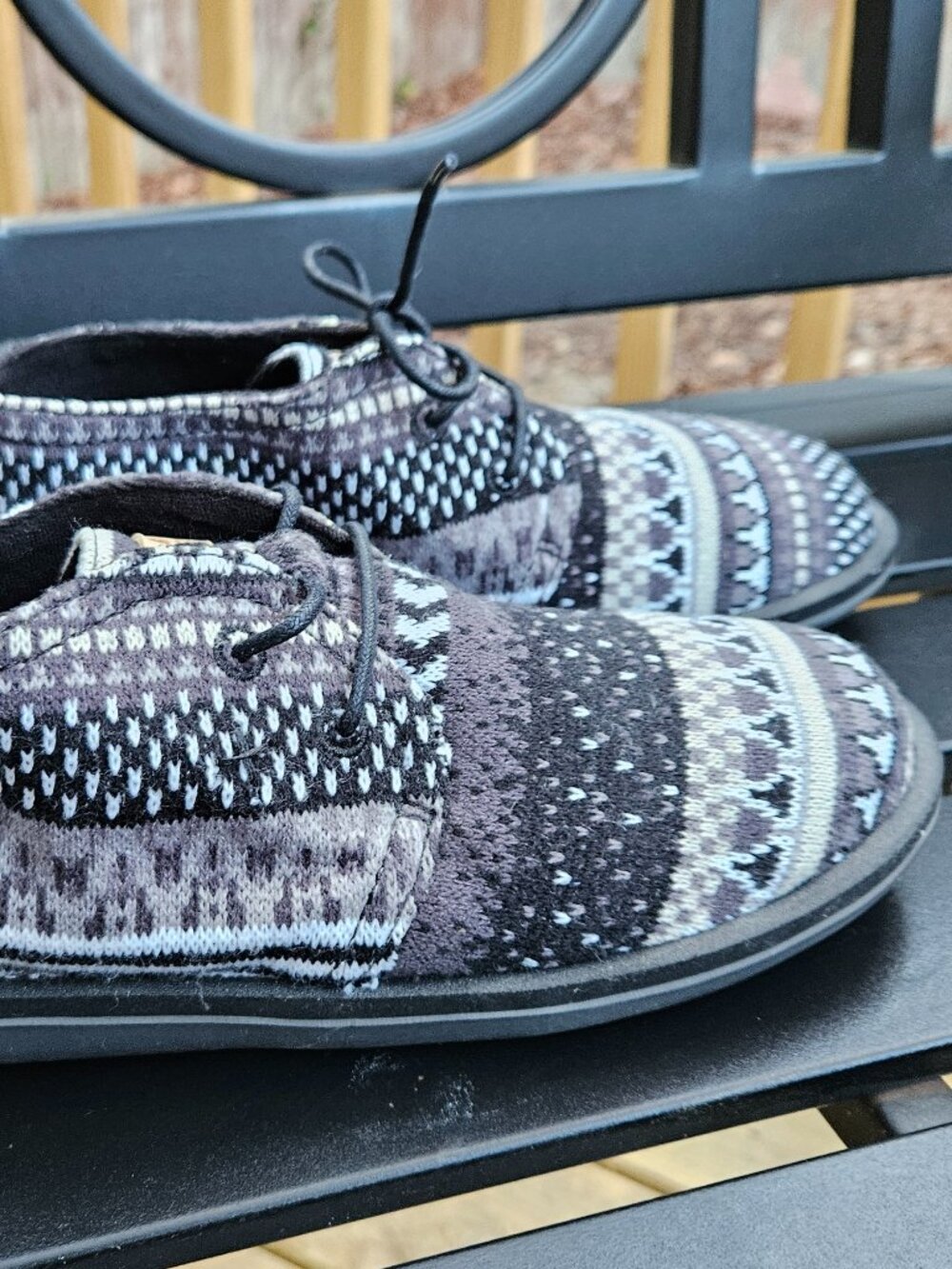 NWOT Sanuk Koda Chill Black Nordic Sidewalk Shoes Sz 9 - Picture 6 of 8